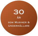 

30 
år
 
som Musiker & 
Underhållare